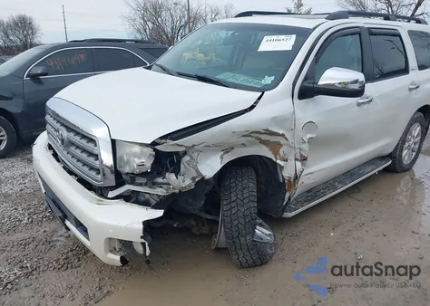 2013 Toyota Sequoia Platinum 5.7L V8 from USA, damaged, VIN 5TDDW5G15DS080992